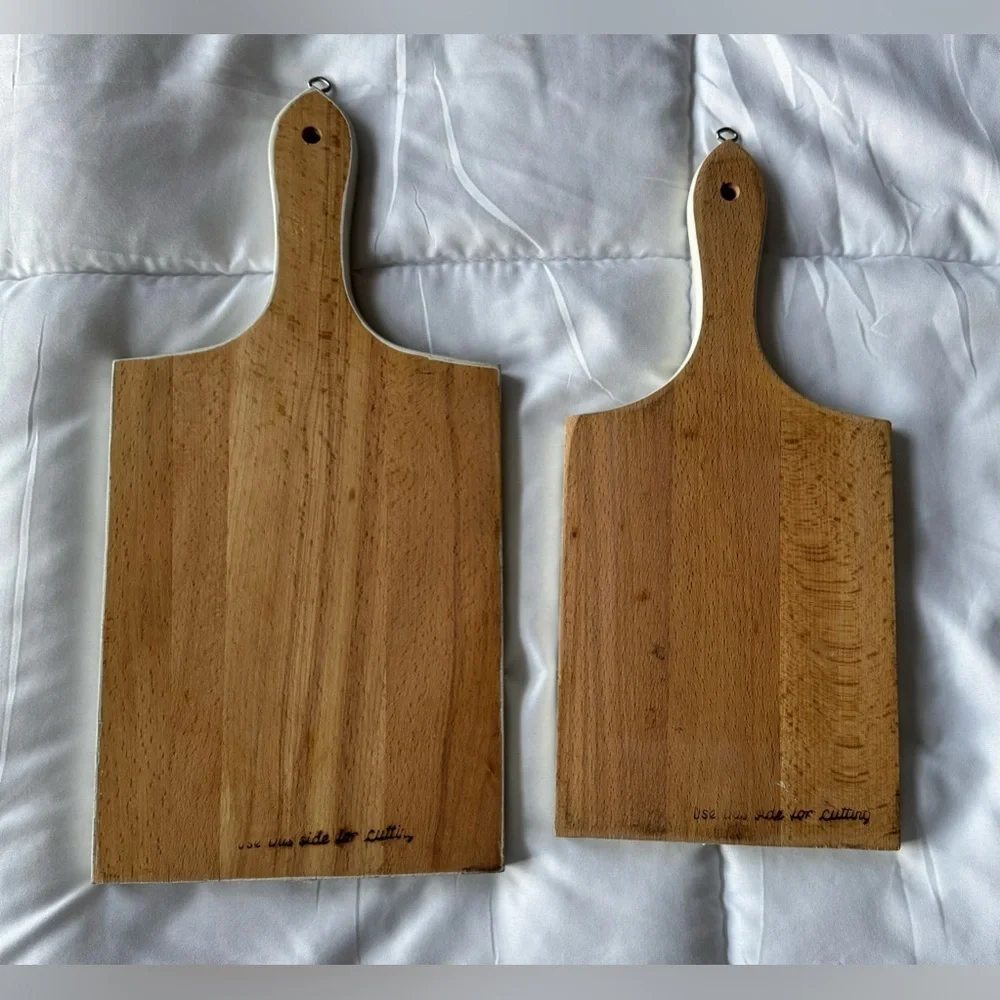 - SET  Vintage Yugoslavian Ambrosioni Folk Art Wooden